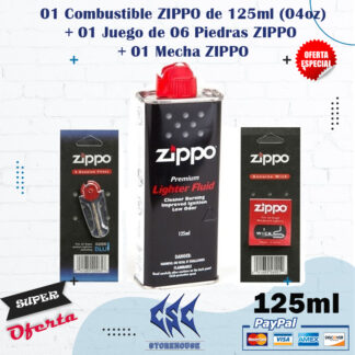 Combustible Gasolina Para Encendedor Zippo 125ml